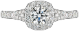 Halo Style Engagement Rings