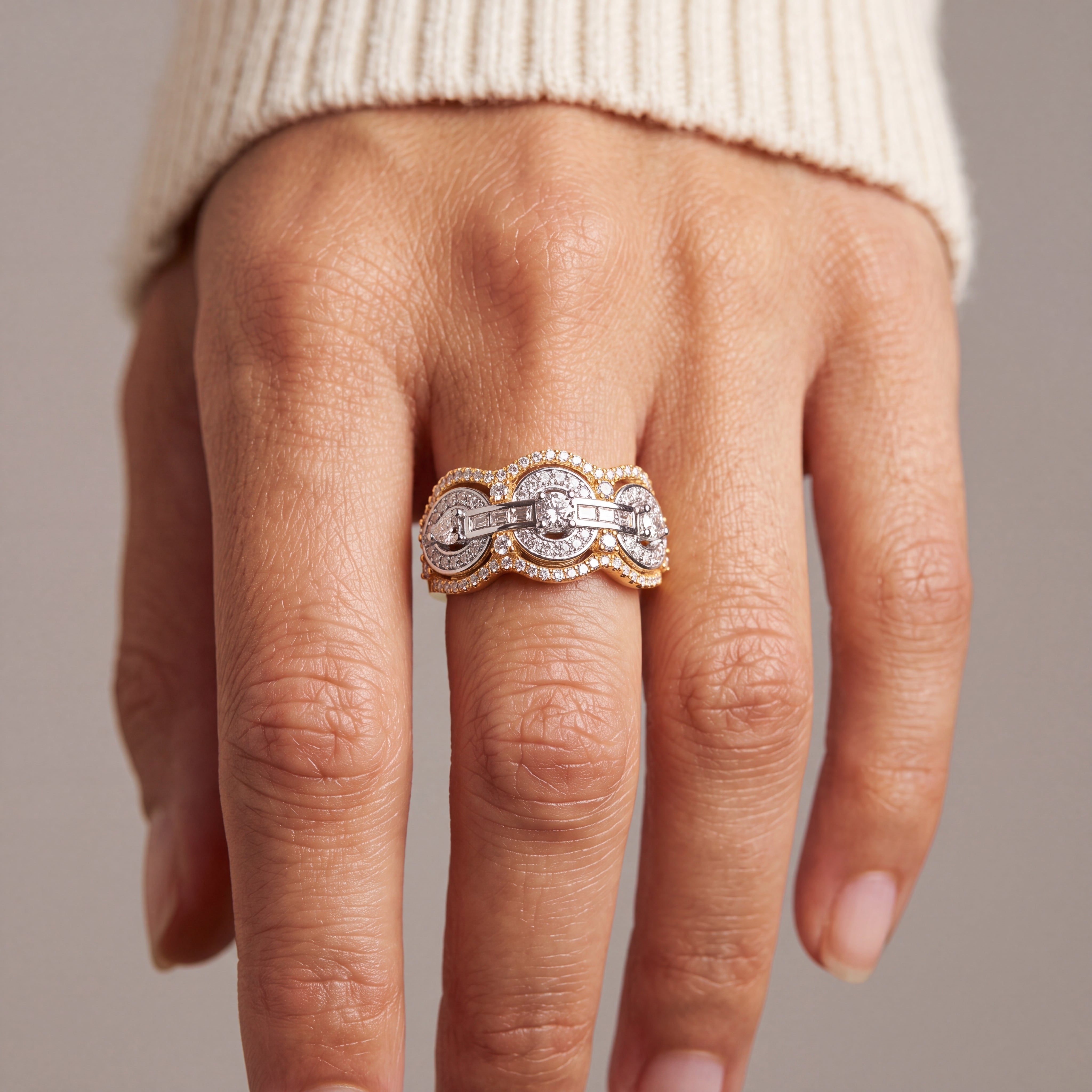 LILA Limited Edition 2023 – 18ct Yellow & White Gold Diamond Ring