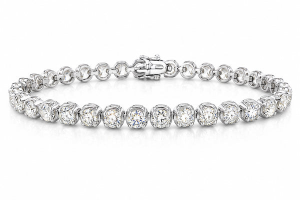 18ct White Gold 5.00ct Diamond Tennis Bracelet